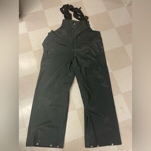 Carhartt Rain Bib Overalls PVC Waterproof Green RN14806 Men’s Large Workwear